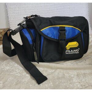 Plano Tackle Systems Soft Sided Case carrying straps pockets adjustable EUC fish